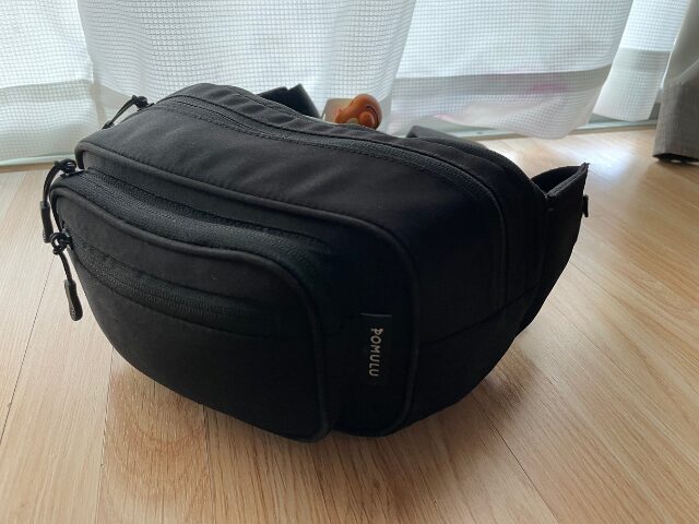 POMULU 2WAYヒップシートのブラック