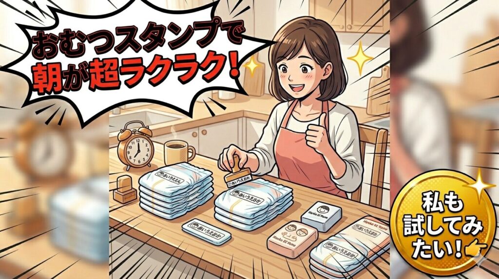 おむつスタンプ楽ちん！