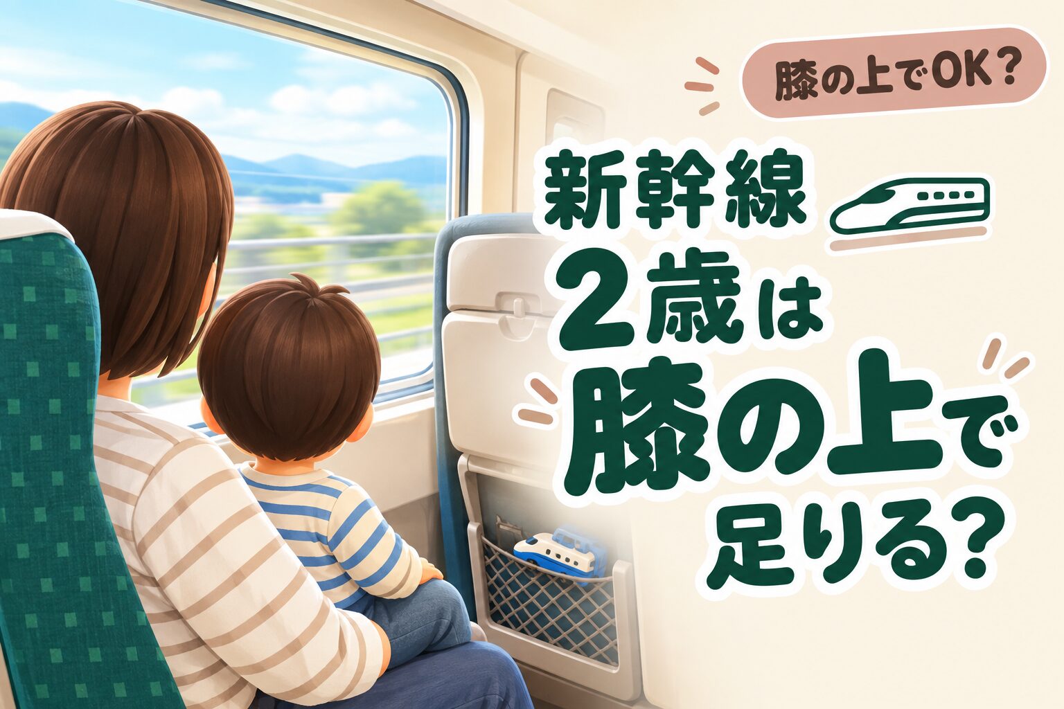 新幹線で2歳は膝の上で足りる？寝なかった行きと寝た帰りの記録