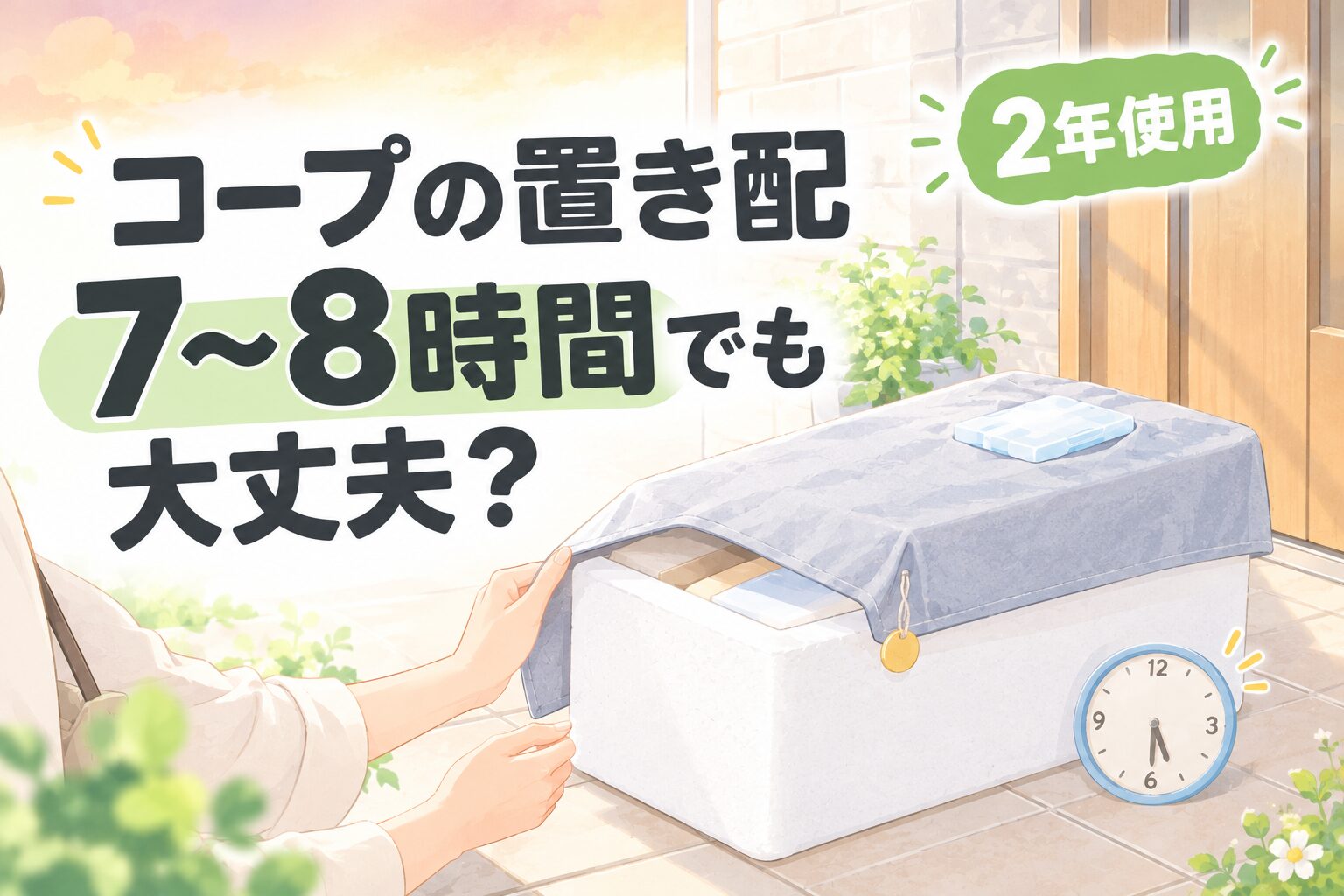 コープ置き配、7〜8時間でも安心